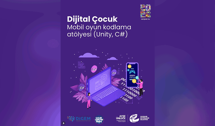 Eskişehir’de gençler mobil oyun geliştirmeyi  öğrenecek