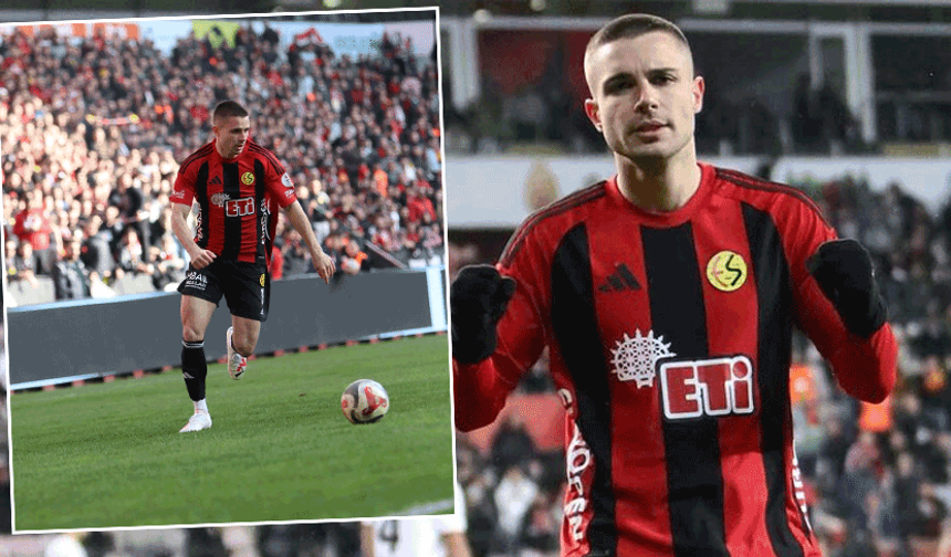 Genç golcüden Eskişehirspor’a veda