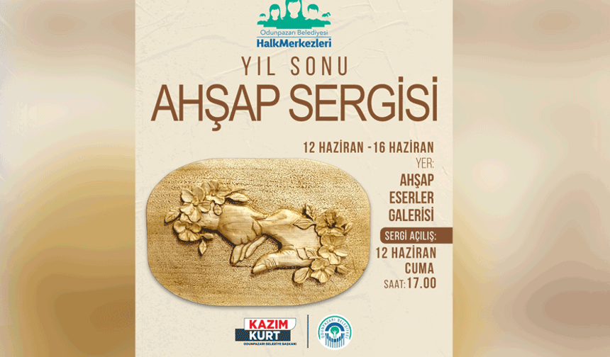 Odunpazarı'nda yıl sonu ahşap sergisi kapılarını açıyor