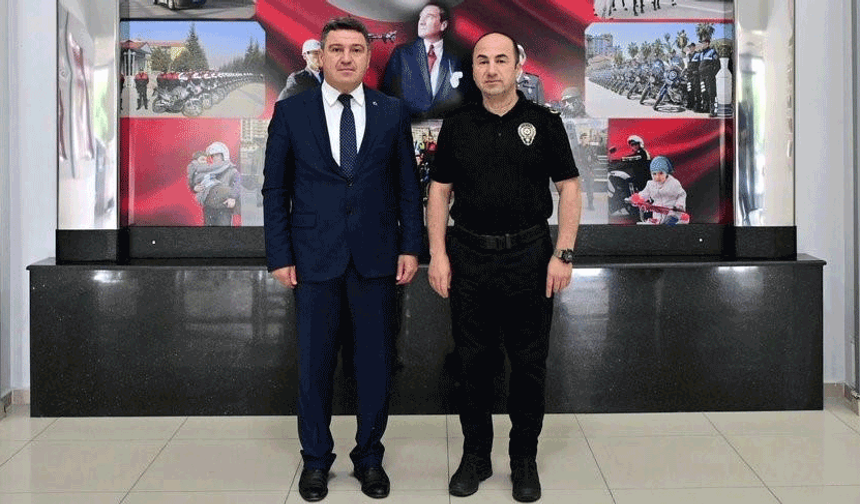 Yargıtay’a atanan Başsavcı Karakülah’tan Emniyet Müdürü Yılmaz’a veda ziyareti