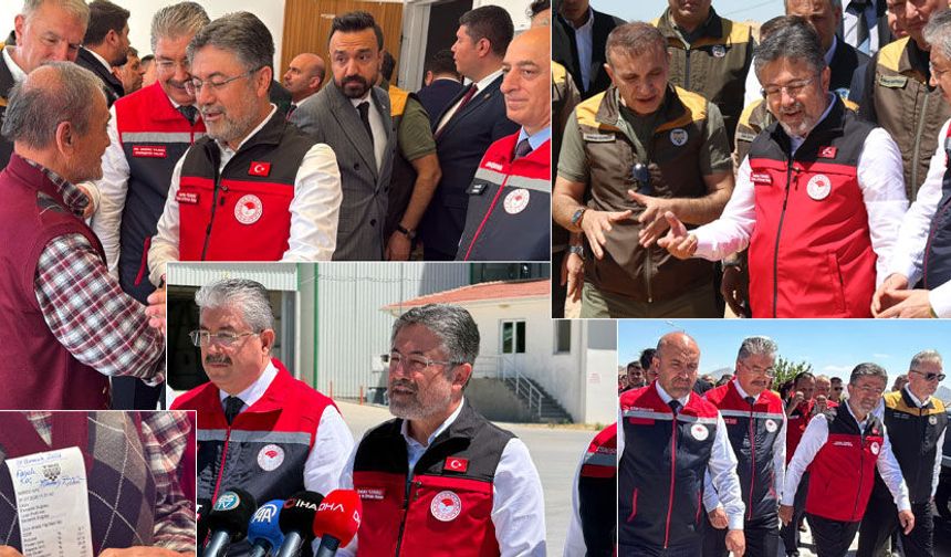Bakan Yumaklı Sivrihisar’da konuştu: “Tarihi rekor bekliyorum”