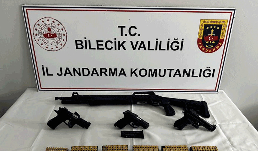 Bilecik'te evden cephanelik çıktı