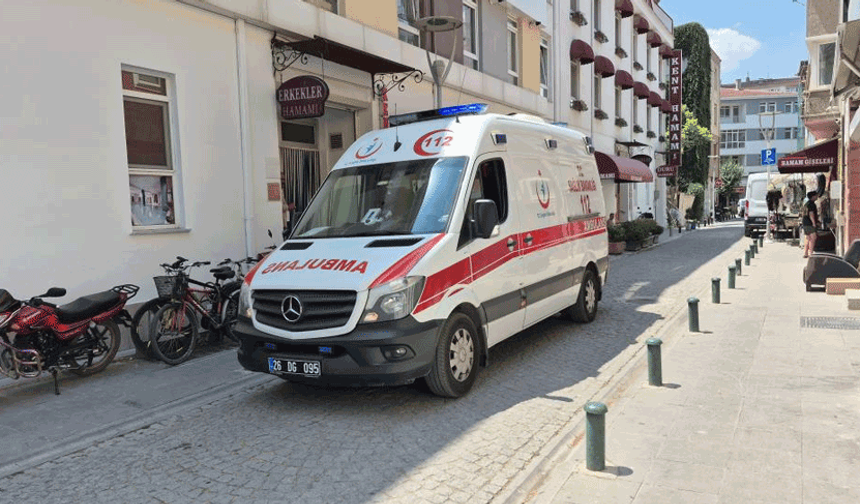 Eskişehir’de hamamda yürekleri ağza getiren olay!