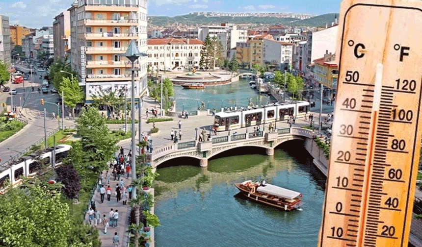 Eskişehir'de kavurucu sıcaklar etkisini sürdürüyor