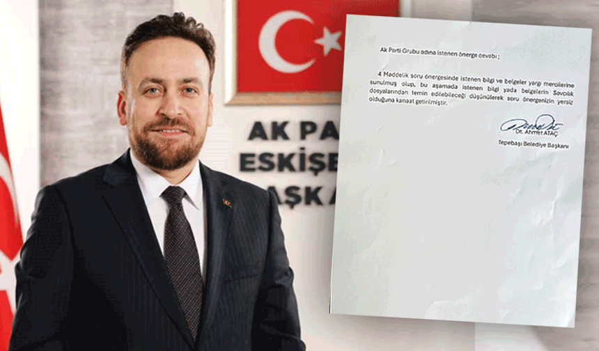 Serhat Tunç: "Tepebaşı Belediye Meclisi devre dışı bırakıldı!”