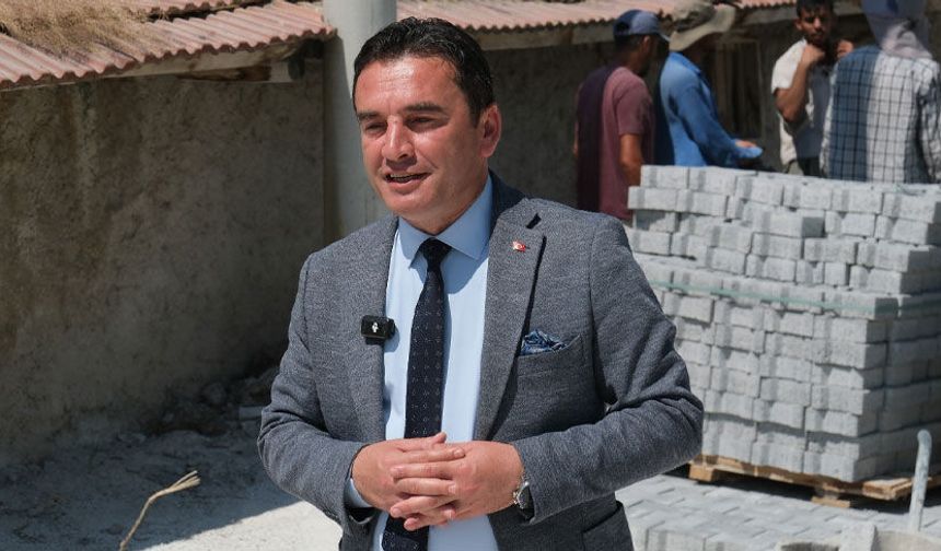Başkan Dökmeci üst yapı çalışmalarını yerinde inceledi