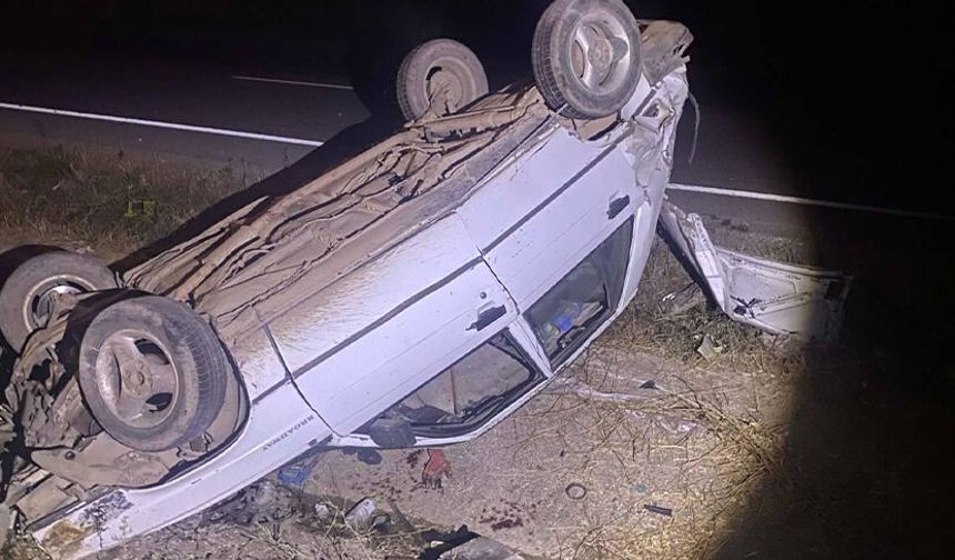 Bilecik’te alkollü sürücü takla attı: 1 yaralı
