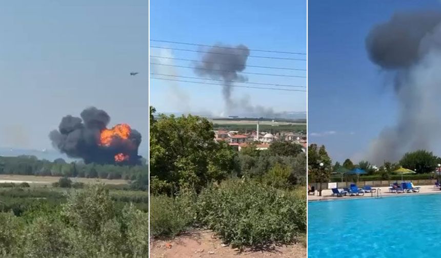 Eğitim uçuşunda F-16 kazası: Pilot hastaneye kaldırıldı
