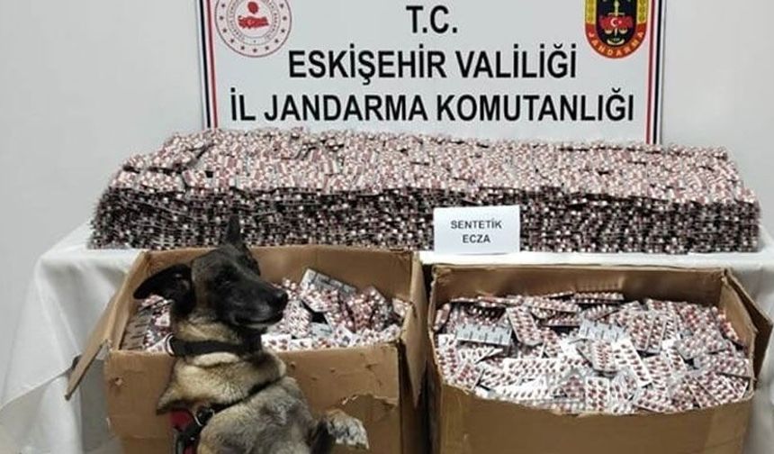 Eskişehir’de dev operasyon: 84 bin hap ele geçirildi, 3 tutuklama