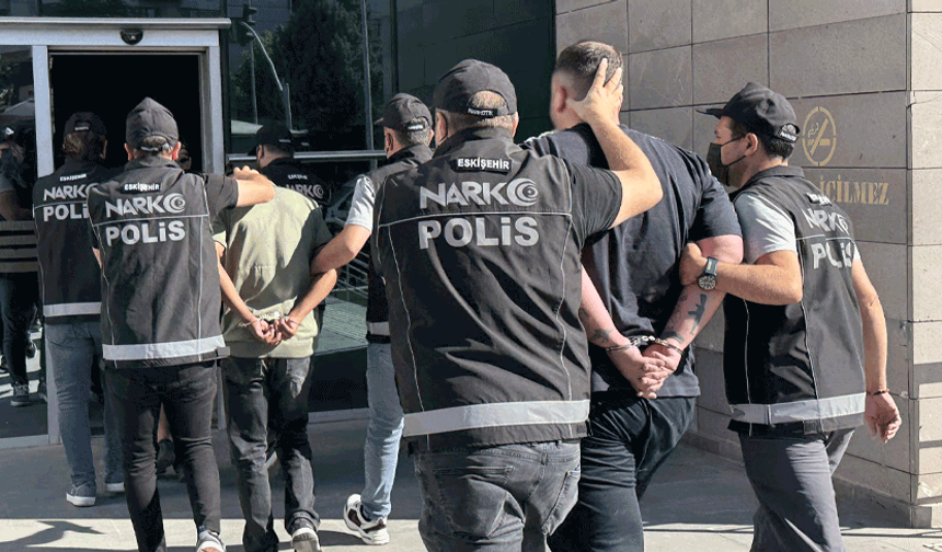 Eskişehir'de uyuşturucu ağına darbe: 147 bin hap ele geçirildi, 9 şüpheli yakalandı