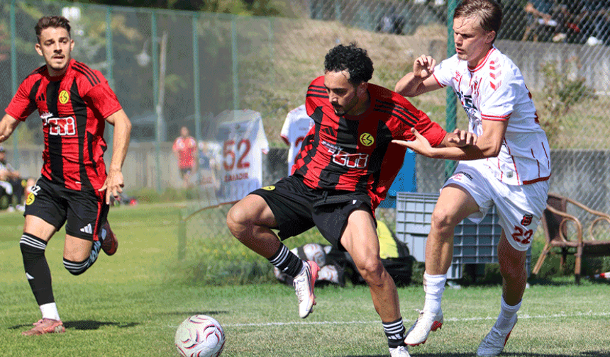 Eskişehirspor üçüncü hazırlık maçından beraberlikle ayrıldı