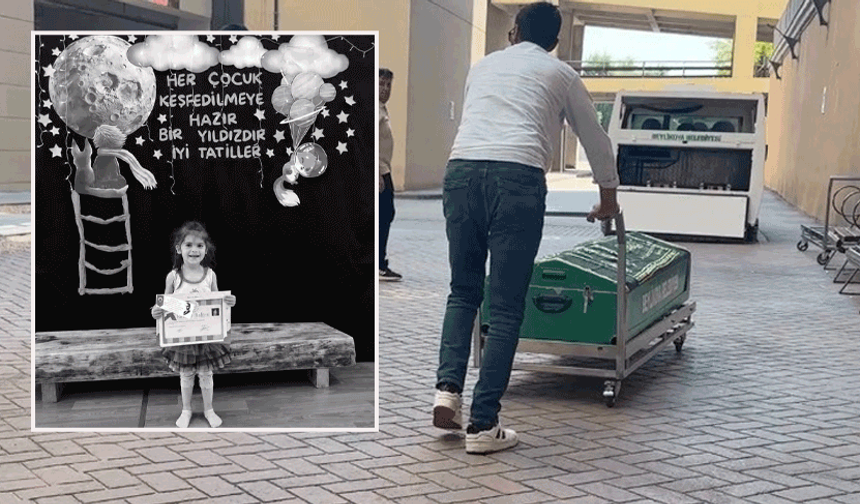 Havuza düşerek hayatını kaybeden minik Elif’in cenazesi Mihalıççık’a gönderildi