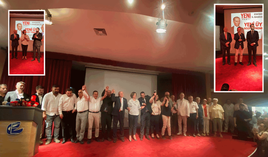 Taşbaşı’nda YENİ Parti coşkusu: Başkanlar rozetlerini taktı!