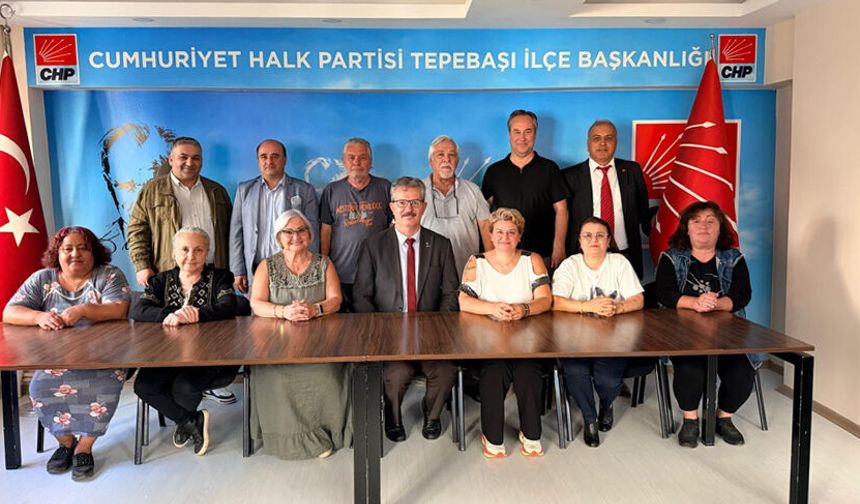 CHP Tepebaşı yönetiminde görev dağılımı belli oldu