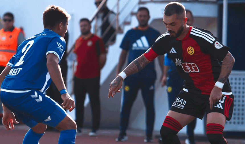Eskişehirspor, Bigaspor deplasmanında ilk yarıyı geride tamamladı