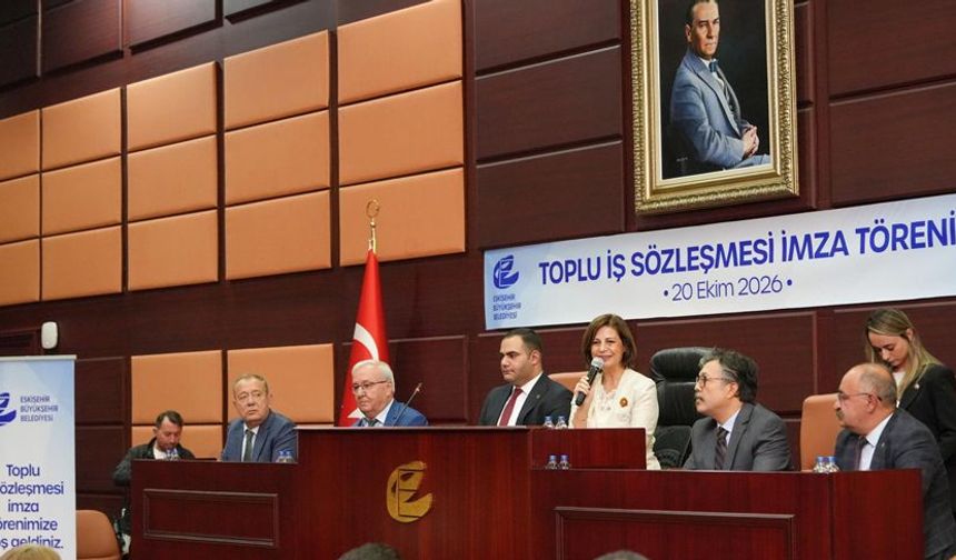 Başkan Ünlüce imzayı attı: Çalışanlara zam oranı yüzde 26