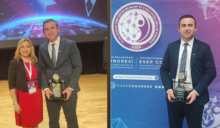 Eğitimde fark yaratan Osman öğretmene büyük onur