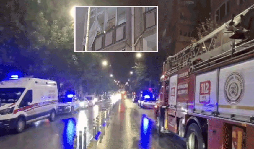 Eskişehir'de hareketli dakikalar: 3'üncü kattaki eve balkondan girdiler
