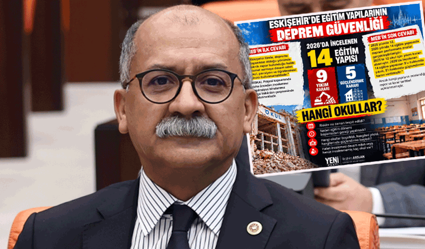 Eskişehir’de okullarla ilgili kritik tablo! Arslan açıkladı: 9’una yıkım kararı çıktı