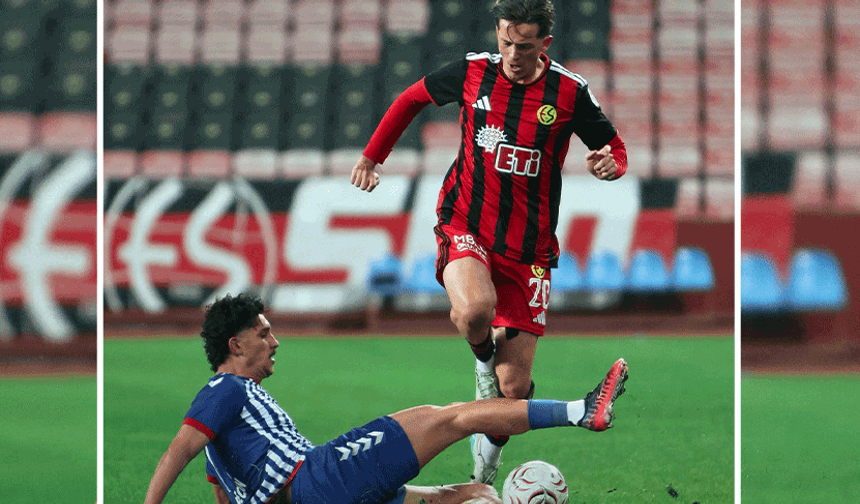 Eskişehirspor-Etimesgut maçında ilk yarıda gol yok