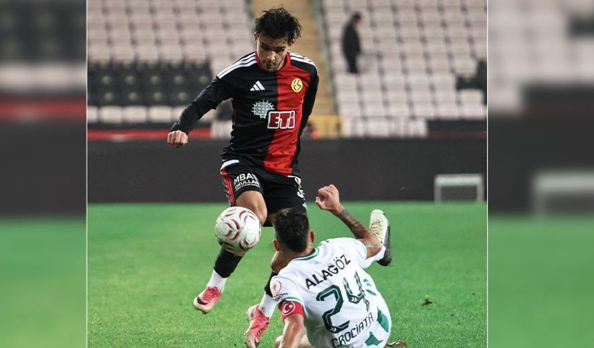 Eskişehirspor kupa sınavında: İlk yarıda gol yok