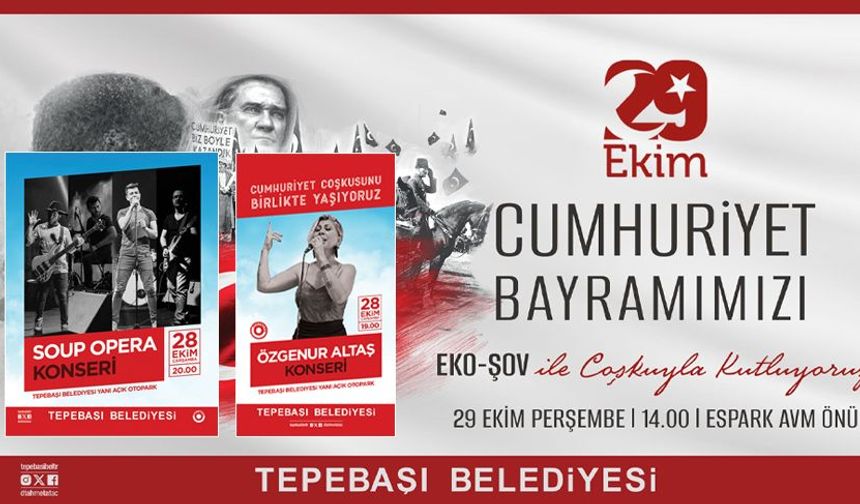 Tepebaşı'nda 29 Ekim Cumhuriyet Bayramı programı belli oldu