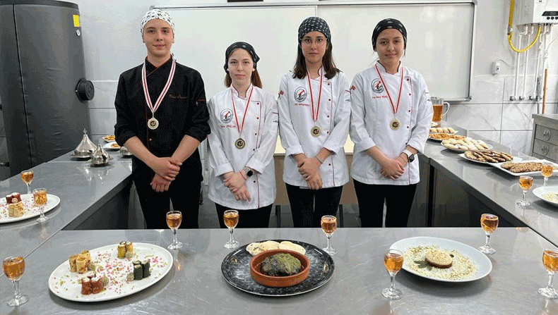 Eskişehir'de geleceğin aşçıları bu mutfaklarda yetişiyor