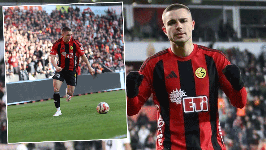 Genç golcüden Eskişehirspor’a veda