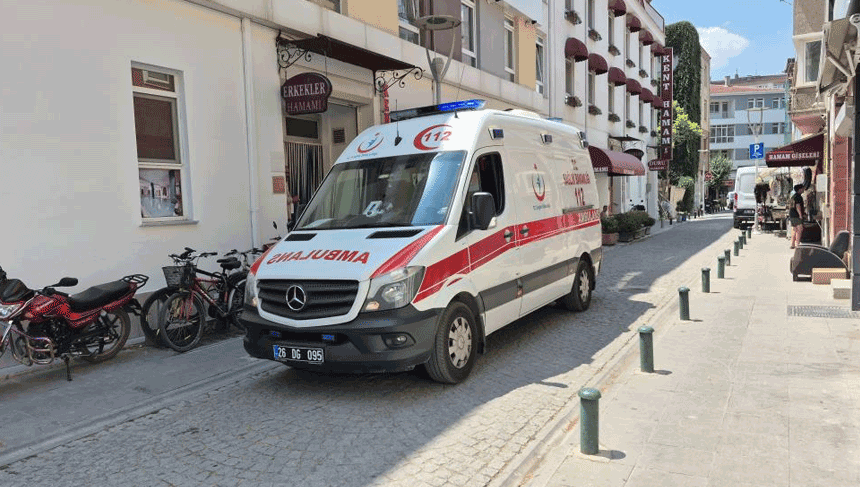 Eskişehir’de hamamda yürekleri ağza getiren olay!