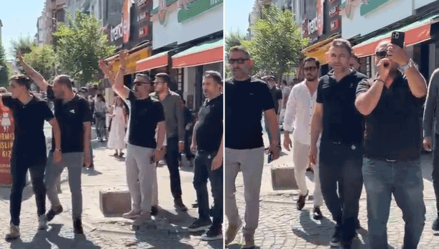 Özgür Özel’e Asarcıklı Caddesi’nde tepki