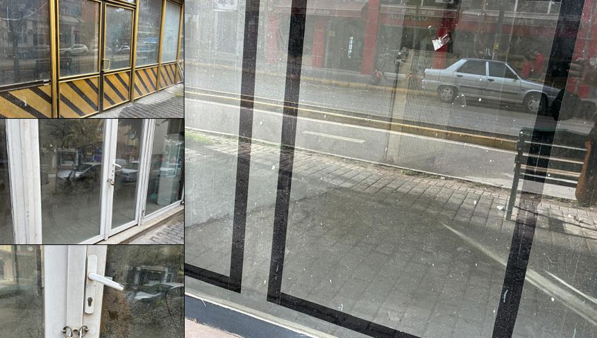 Eskişehir Sivrihisar Caddesi’nde kepenkler bir bir iniyor